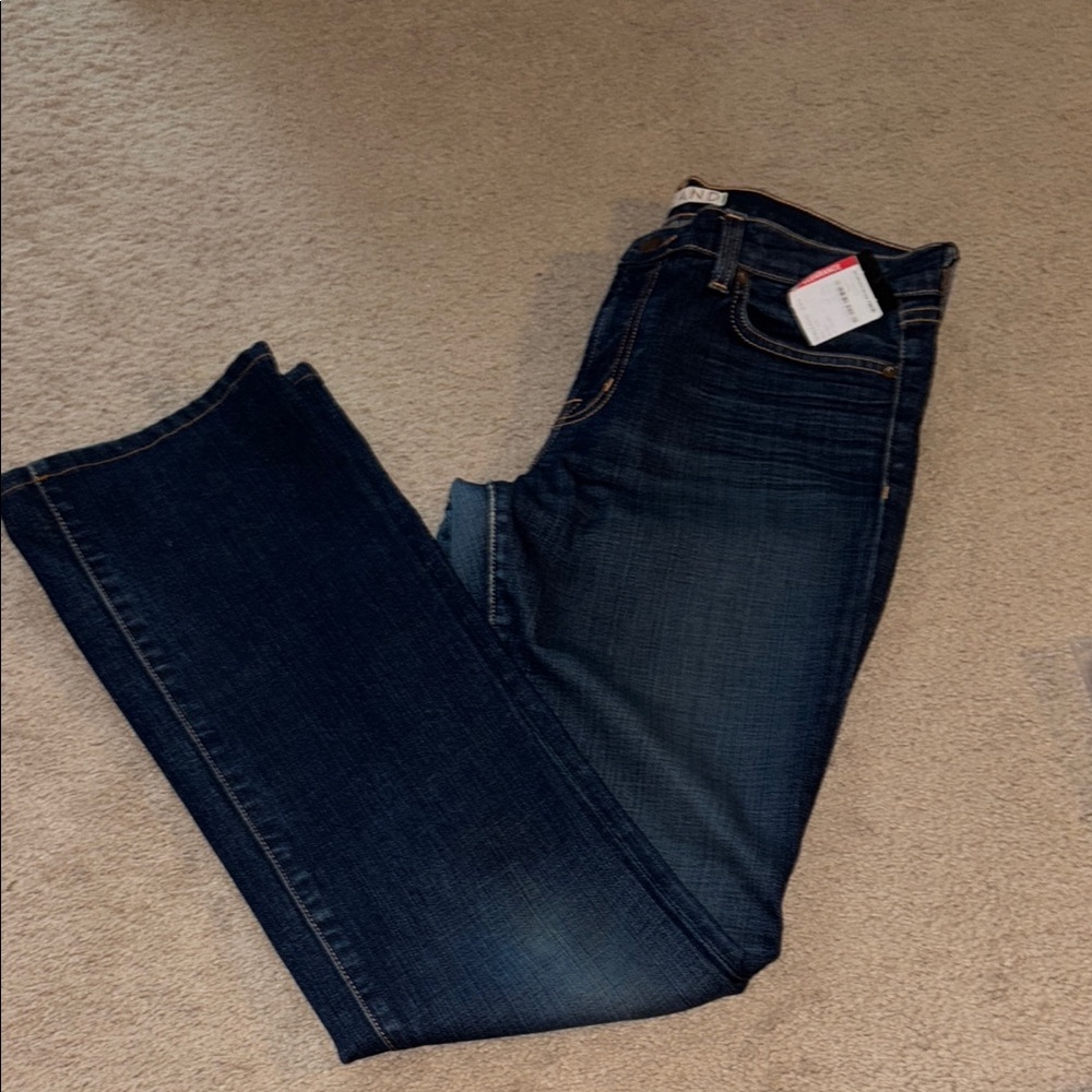 J Brand Blue Straight-Leg Jeans Classic Denim